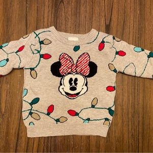 Disney ugly Christmas sweater Minnie
